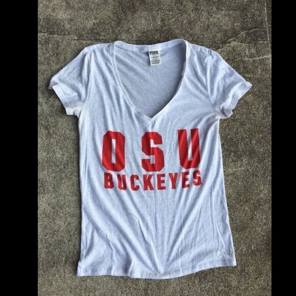Pink VS OSU Buckeyes T-shirt. Medium - Picture 1 of 2